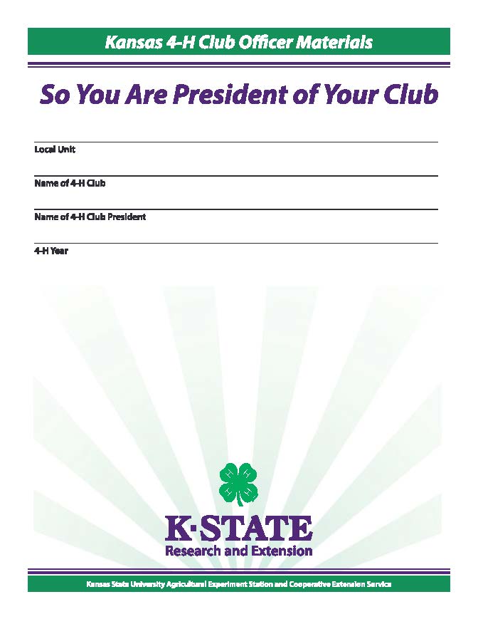 So you are President of your club